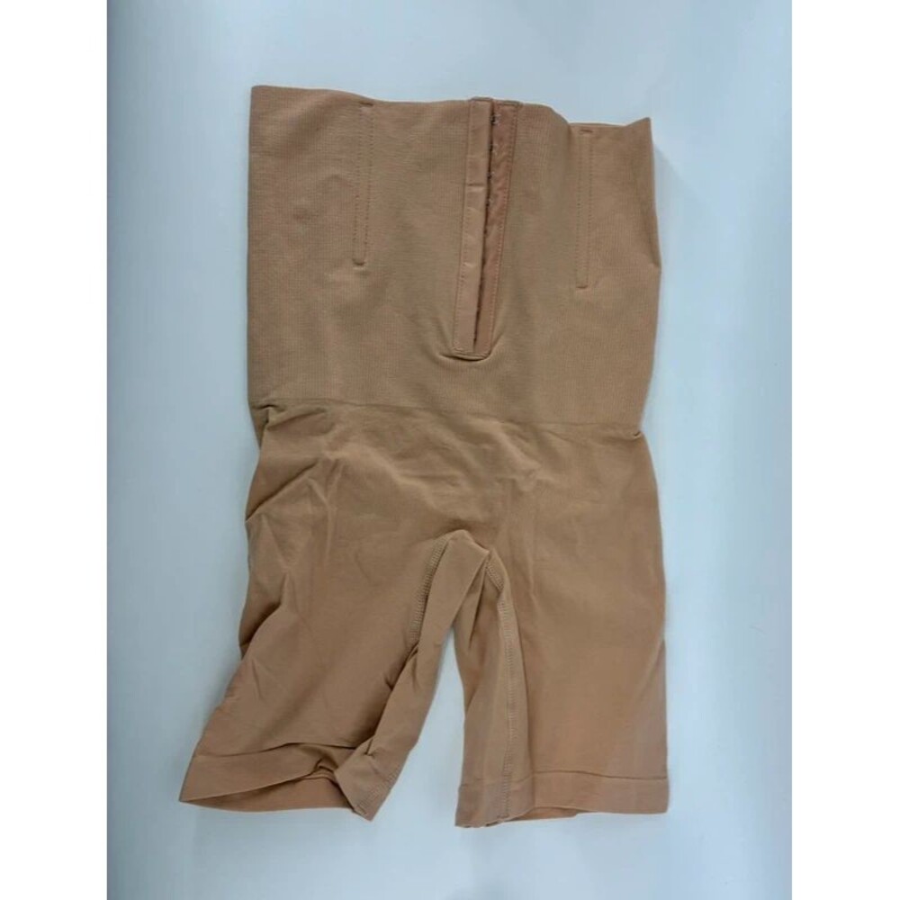 High Waisted Faja/Shapewear Shorts for Women Tummy Control Beige XL/XXL